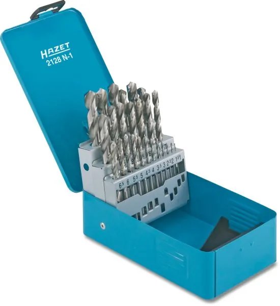 Set burghie spirale pentru metal HAZET 2128N-1