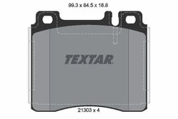 Set placute frana Textar 2130304