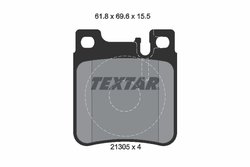 SET PLACUTE FRANA TEXTAR 2130501 - Compatibil cu CHRYSLER, MERCEDES-BENZ