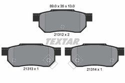 Set placute frana Textar 2131201