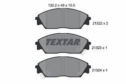 Set placute frana Textar 2132201