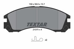 Set placute frana Textar 2137001