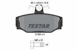 SET PLACUTE FRANA TEXTAR 2138501 - Compatibil cu VOLVO