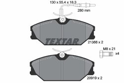 Set placute frana Textar 2138802
