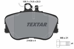 Set placute frana Textar 2143905