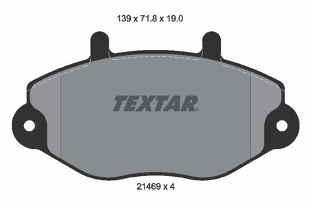 Set placute frana Textar 2146901