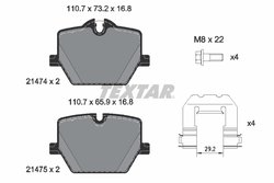 Set placute frana Textar 2147401