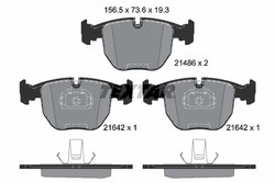 Set placute frana Textar 2148602