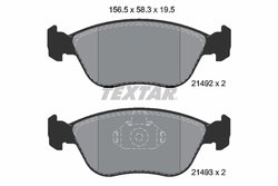 Set placute frana Textar 2149201