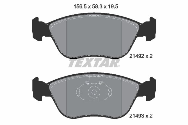 Set placute frana Textar 2149201