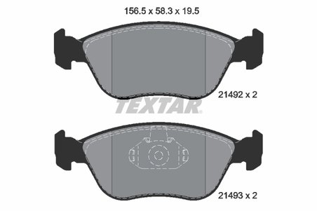 Set placute frana Textar 2149201