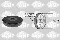 FULIE ARBORE COTIT / VIBROCHEN SASIC 2150012 - Compatibil cu CITROEN, FORD, PEUGEOT