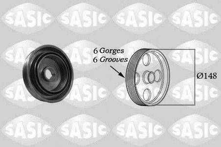 Fulie arbore cotit / vibrochen Sasic 2150021