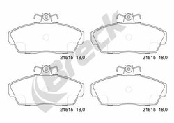 Set placute frana Breck 21515 00 702 10