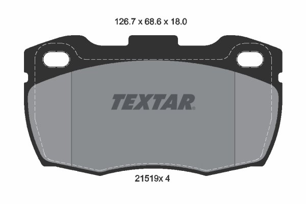 Set placute frana Textar 2151901