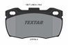 Set placute frana Textar 2151901