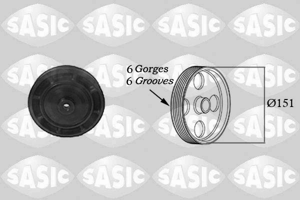 FULIE ARBORE COTIT / VIBROCHEN SASIC 2154006 - Compatibil cu OPEL, RENAULT