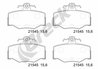 SET PLACUTE FRANA BRECK 21545 00 704 00 - Compatibil cu NISSAN