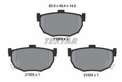 Set placute frana Textar 2155301