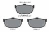 Set placute frana Textar 2155301
