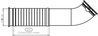 RACORD EVACUARE DINEX 21556 - Compatibil cu DAF