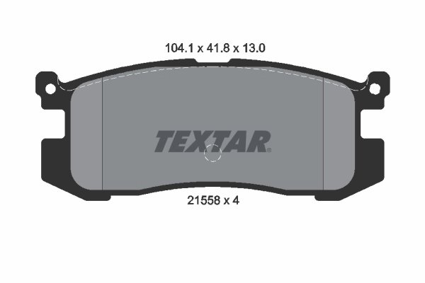 Set placute frana Textar 2155801
