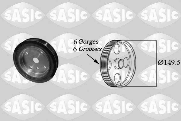FULIE ARBORE COTIT / VIBROCHEN SASIC 2156074 - Compatibil cu VOLVO