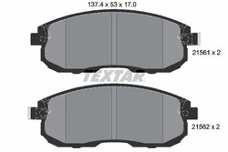 Set placute frana Textar 2156201