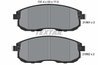 SET PLACUTE FRANA TEXTAR 2156201 - Compatibil cu GMC, INFINITI, NISSAN