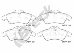 Set placute frana Breck 21576 00 703 10