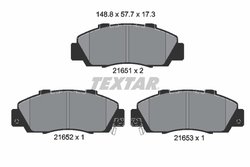Set placute frana Textar 2165101
