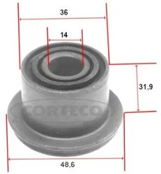 BUCSA SUSPENSIE CORTECO 21652441 - Compatibil cu RENAULT