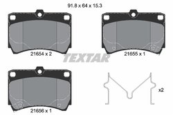 Set placute frana Textar 2165404