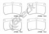 SET PLACUTE FRANA BRECK 21654 00 702 10 - Compatibil cu KIA, MAZDA