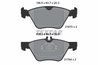 Set placute frana Textar 2167001