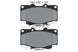 Set placute frana Textar 2168003