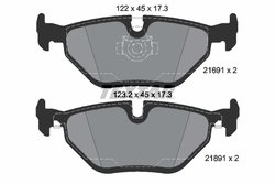 SET PLACUTE FRANA TEXTAR 2169103 - Compatibil cu ALPINA, BMW