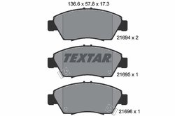 Set placute frana Textar 2169401