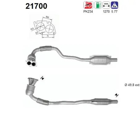 Catalizator AS 21700