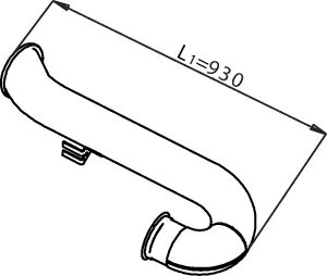 Racord evacuare Dinex 21705