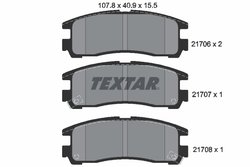 Set placute frana Textar 2170602