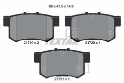 Set placute frana Textar 2171901