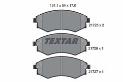 Set placute frana Textar 2172501
