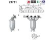 CATALIZATOR AS 21731 - Compatibil cu OPEL, VAUXHALL