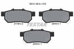 Set placute frana Textar 2173801