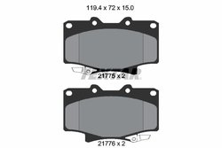 Set placute frana Textar 2177501