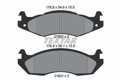 Set placute frana Textar 2182001