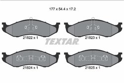 Set placute frana Textar 2182202