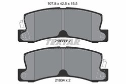 Set placute frana Textar 2183301