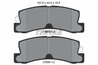 SET PLACUTE FRANA TEXTAR 2183301 - Compatibil cu HOLDEN, LEXUS, TOYOTA